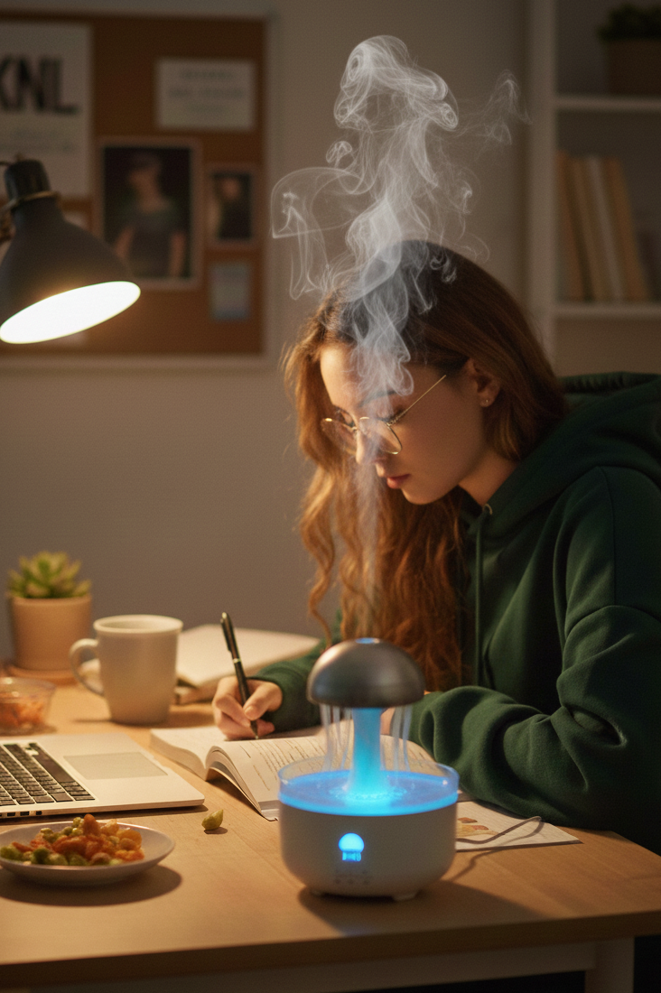 LunaZen Aromaterapi Hava Nemlendirici & Gece Lambası