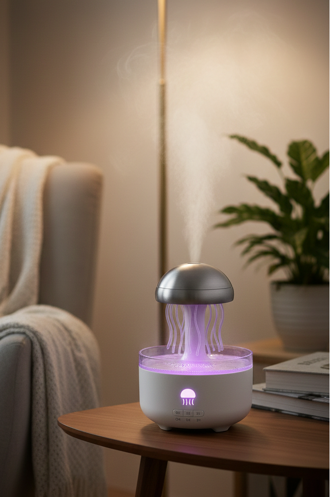 LunaZen Aromaterapi Hava Nemlendirici & Gece Lambası