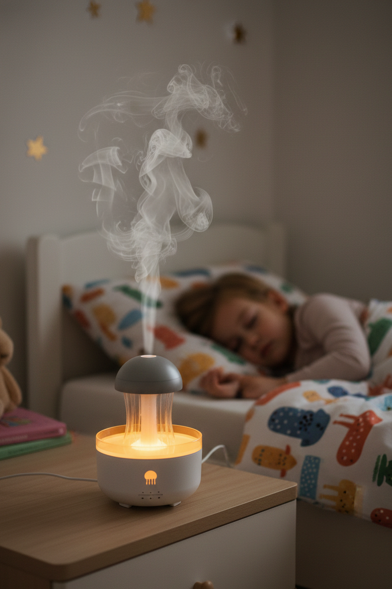 LunaZen Aromaterapi Hava Nemlendirici & Gece Lambası