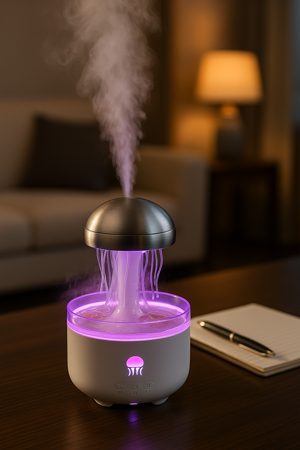 LunaZen Aromaterapi Hava Nemlendirici & Gece Lambası