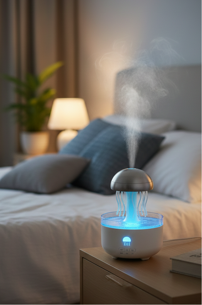 LunaZen Aromaterapi Hava Nemlendirici & Gece Lambası